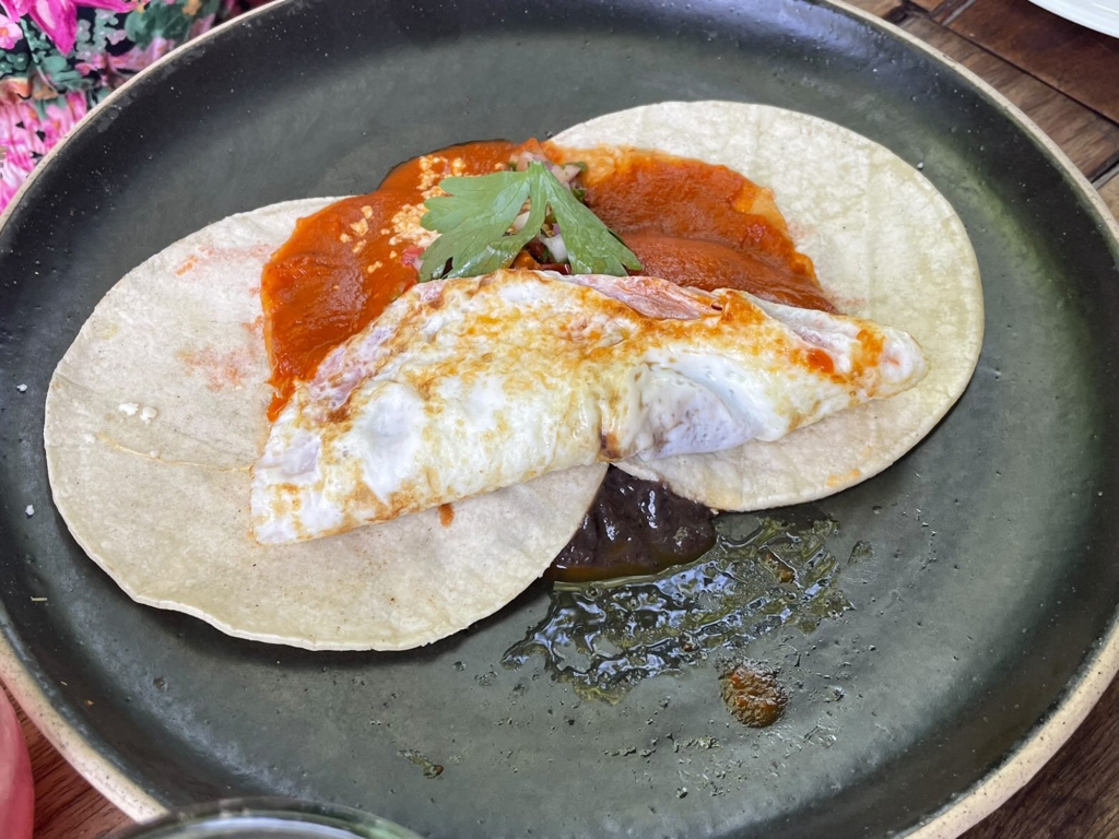 Huevos Rancheros at Gitano Island