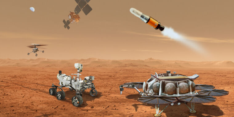 NASA revises Mars sample return plan to use helicopters

