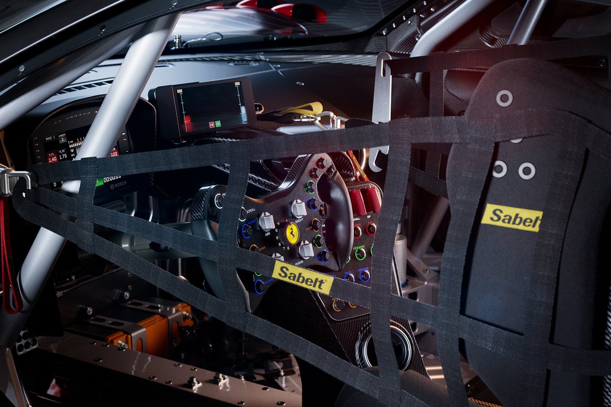 Ferrari 296 GT3 interior