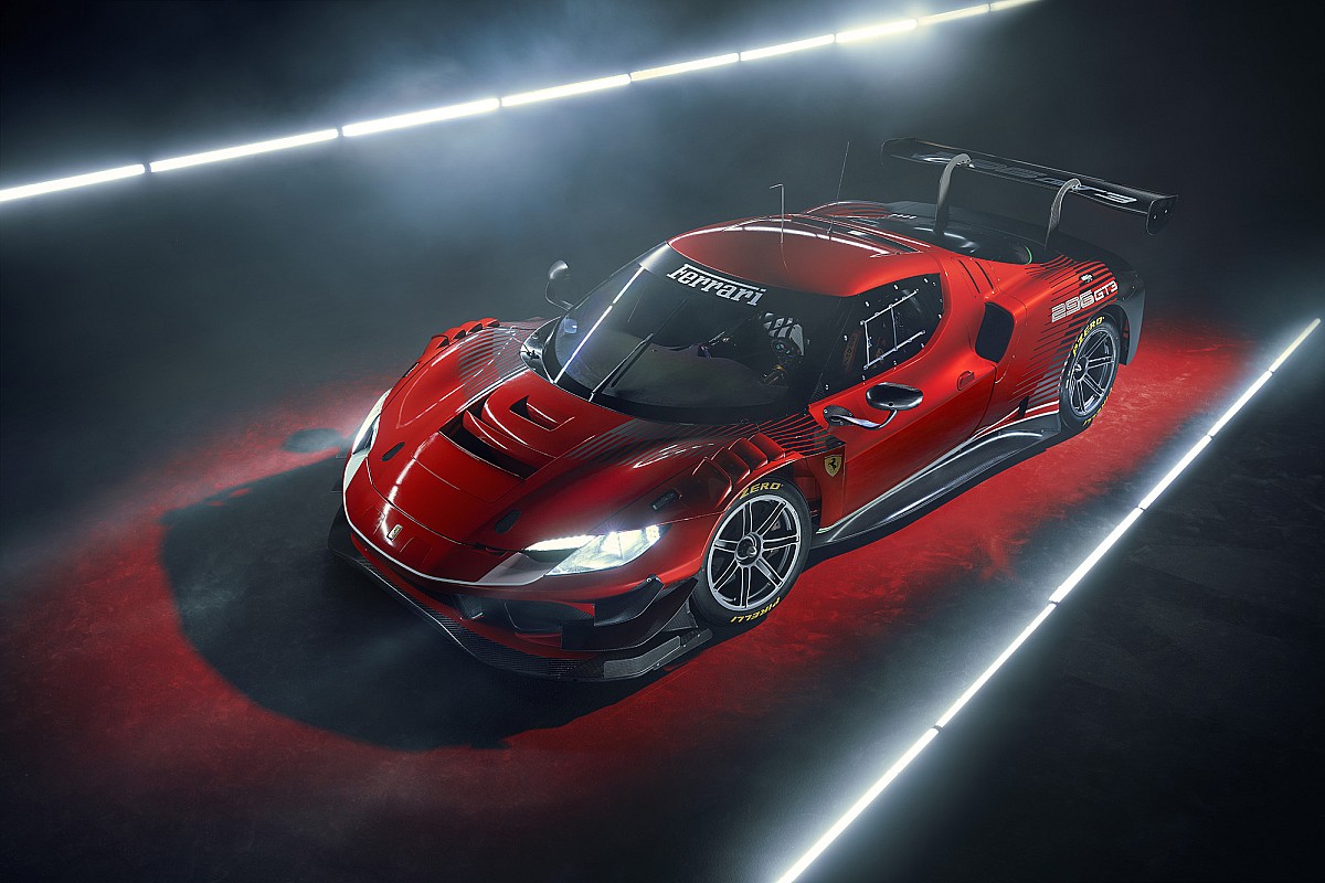 Ferrari launches 296 GT3 car inspired by F1 technology

