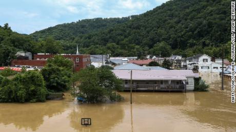 Floyd County was under water after torrential rain Thursday.