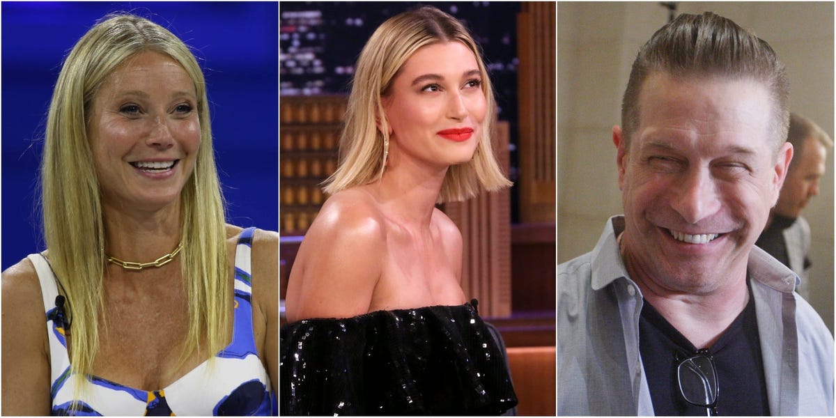 Gwyneth Paltrow joked with Hailey Bieber about sleeping with her dad in a bathroom

