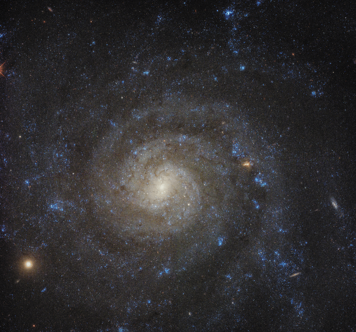 Hubble picture of the spiral galaxy