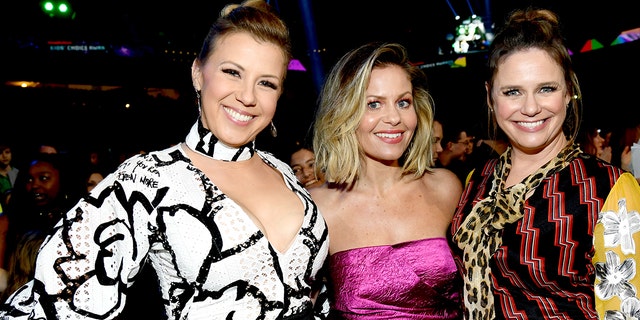 Candace Cameron Bure and Andrea Barber attended Jodie's wedding on Saturday.  The 