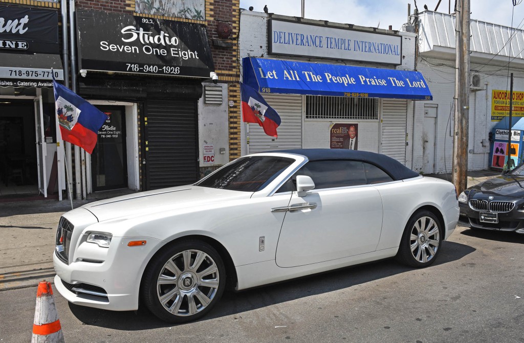 Rolls Royce owned or leased by Bishop Lamor Whitehead. 