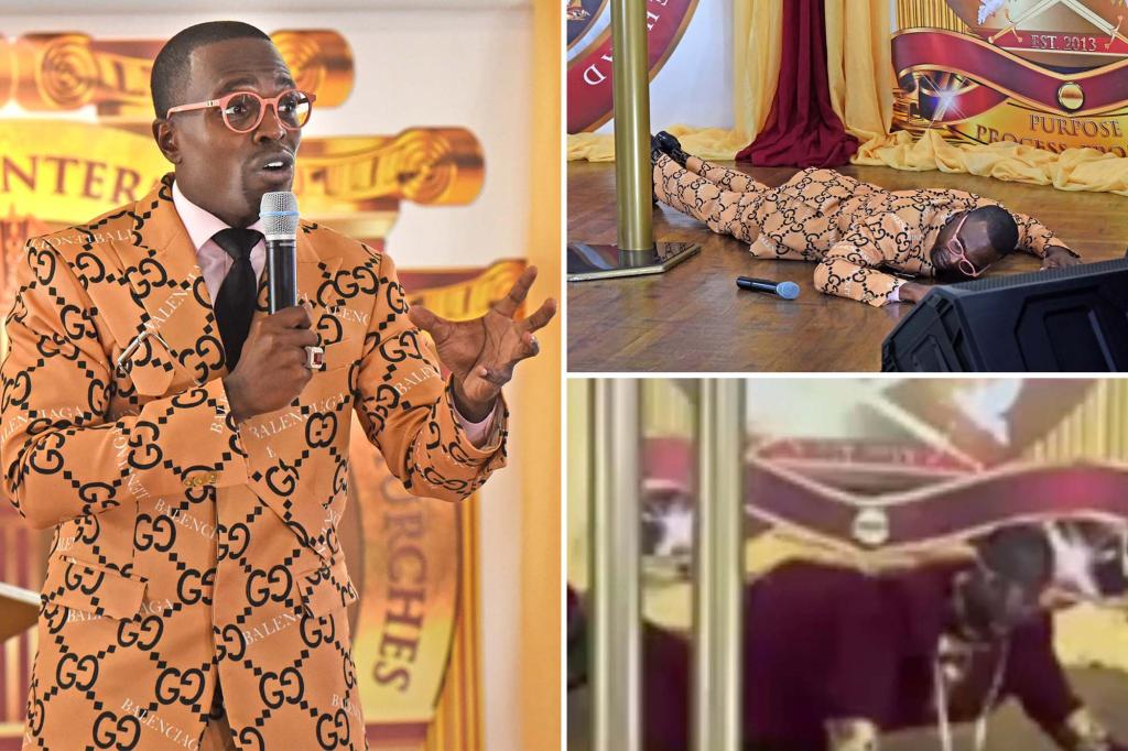 Flashy NYC bishop robbed of $1 million bizarrely reconstructs jewelry heist at service

