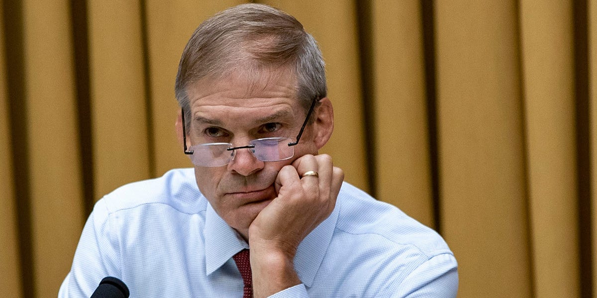 GOP Rep. Jim Jordan says it's 'wrong' for Senate Republicans to work with Democrats on Biden-endorsed bills

