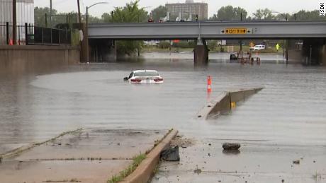 Residents describe having to flee their homes barefoot after record flooding in St. Louis.  And there's more rain on the way