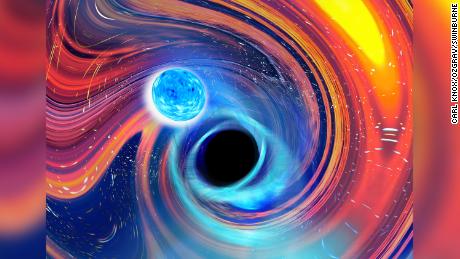 'Pac-Man' in space: Black holes gobble up neutron stars in first evidence of rare celestial event