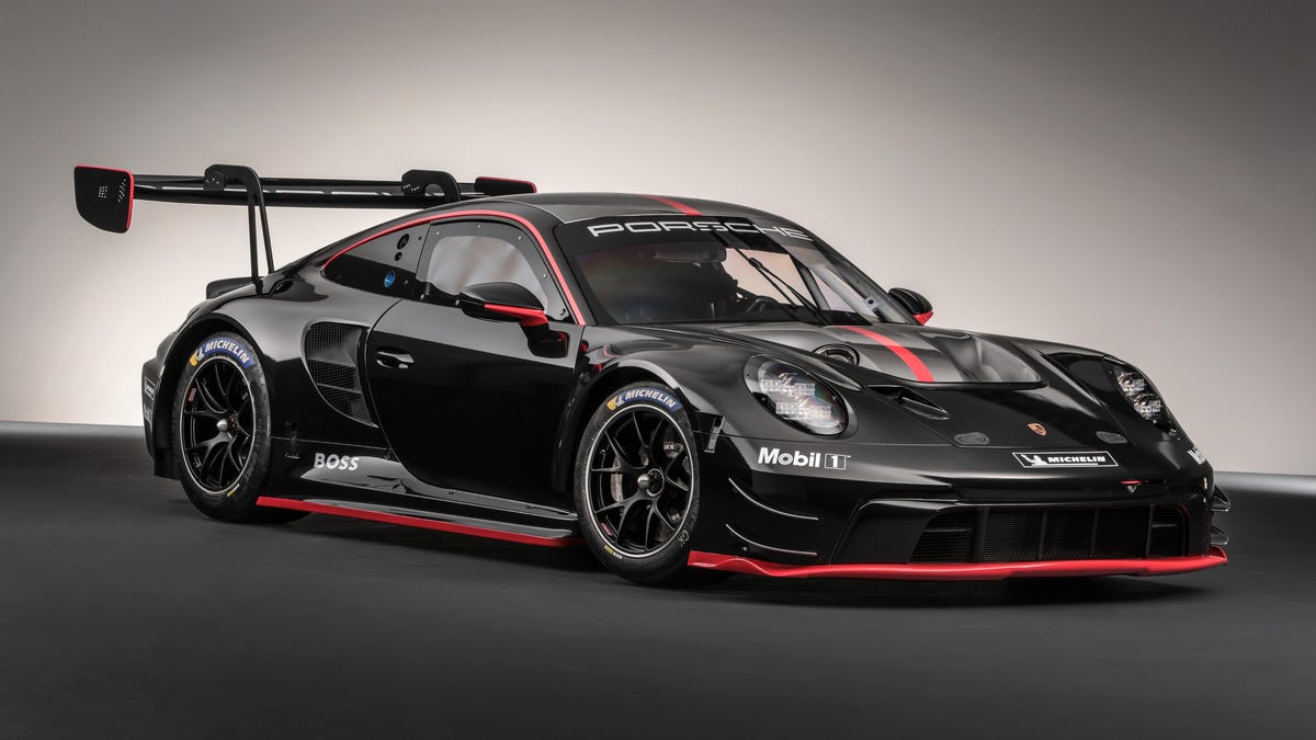 This is Porsche's latest race car, the 911 GT3 R

