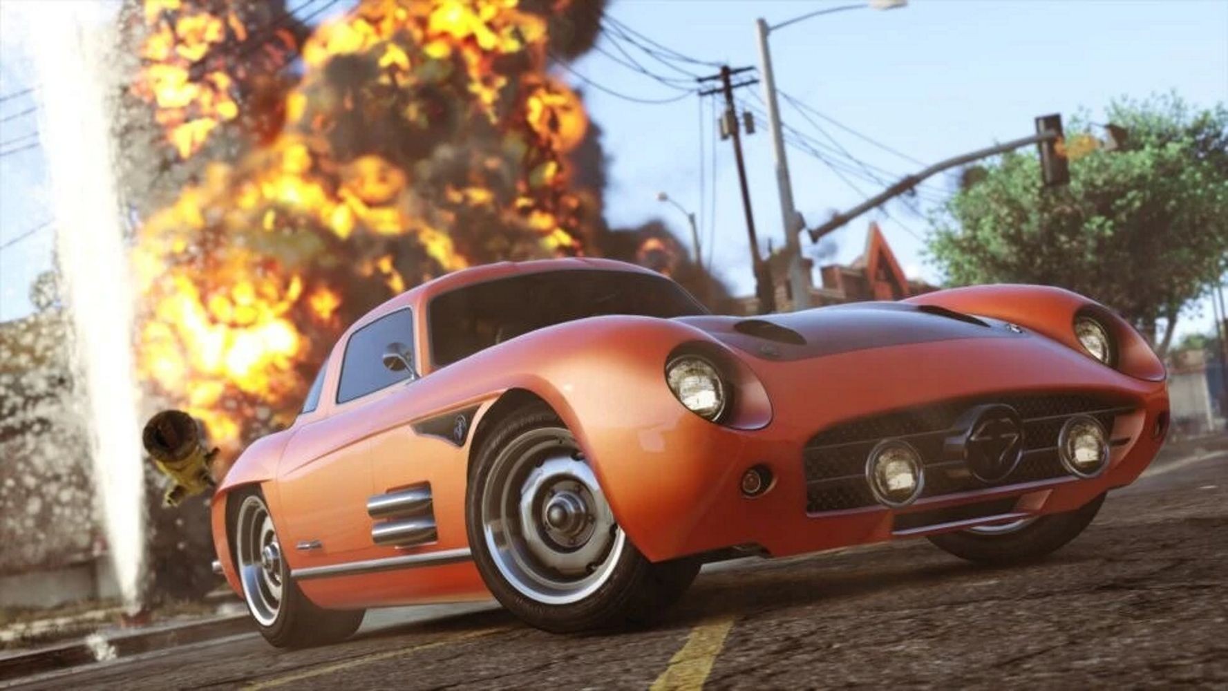 A screenshot showing the Stirling GT (Image via Rockstar Games)